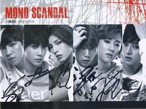 ◆U-Kiss MINI ALBUM 『Mono Scandal』 非売直筆サインCD◆韓国