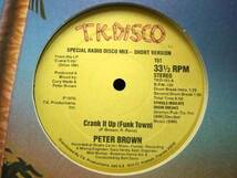 □試聴□Peter Brown - Crank It Up (Funk Town)/Disko 12□_画像1