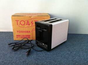  Showa Retro Toshiba pop up тостер розовый полька-дот узор 