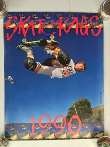  rare!90s SKATERAGS Mike Mcgill skate rug s Mike makgiru Old Vintage skateboard poster new goods dead OLD vintage