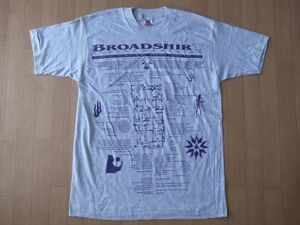 90's USA製 BROADSHIRT FOTOFOLIO POETRY MAGAZINE 1995 Tシャツ M ポエトリー マガジン ビートニク beatnik Allen Ginsberg 芸術ART美術館