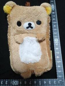 非売品☆リラックマちゃん☆ぬいぐるみスマホケース☆①☆残1