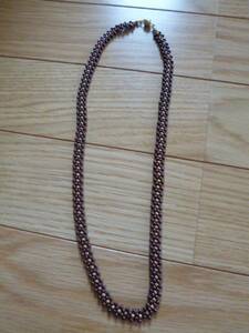  new goods * beads necklace [ chain / hand made / handmade ]