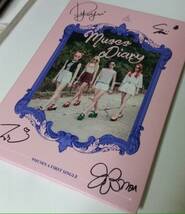 ◆9 Muses A Muses Diary 全員直筆サインCD◆韓国Nine Muses_画像2