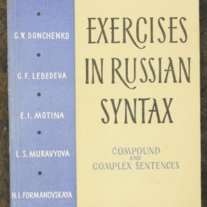 exercises in russian syntax ロシア 文法