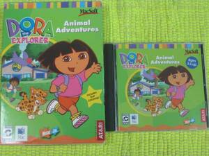  box attaching! America ATARI made DORA. English version CD rom Animal Adventures!