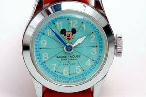  быстрое решение Disney BRADLEY Mickey Mouse механический завод часы Time Teacher SWISS