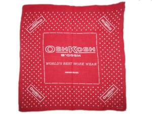 * Vintage bandana Oshkosh red!!