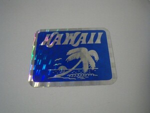 ビンテージ HAWAII ハワイ ステッカー ホログラム Kd434