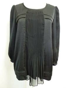 gaminerie/ Gaminerie * чёрный формальный блуза cut and sewn M/11