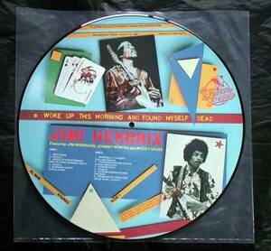 【LP】JIMI HENDRIX,JIM MORRISON,JOHNNY WINTER(RL0048WOKE UP THIS MORNING AND FOUND MYSELF DEAD欧州RED LIGHTNIN'ピクチャーPIC DISC)