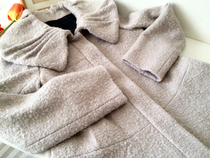  unused new goods *TO BE CHIC* wool .mo hair coat *40*9 number 