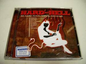 2CD Hard as Hell 40 Hard Rock/Type O Negative,Anthrax等