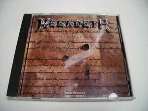 MEGADETH(メガデス)「Foreclosure of a Dream」US盤