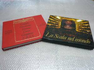  foreign book * milano * ska la seat. opera abroad .. photoalbum *BOX case attaching 