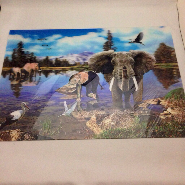Recommended for framing ○ Beautiful interior 3D special painting animal elephant, Artwork, Painting, others