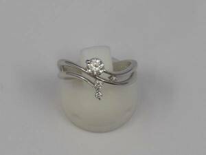 プラチナ　PT　ダイヤモンドリング　0.318ct 0.04ct　＃12　送料無料　1649