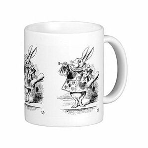 『 不思議の国のアリス 』のウサギのマグカップ