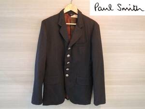 *Paul Smith*( Paul Smith ) total reverse side pattern wool jacket /L