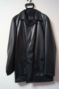 #.. equipped # BALLY leather coat . sheep leather men's 