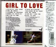 Ω KAN 3rdアルバム 1988年 H33P-20253 CD/ガールトゥラヴ GIRL TO LOVE/言えずのI LOVE YOU だいじょうぶI'M ALL RIGHT 他全10曲収録_画像2