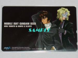 * Mobile Suit Gundam SEEDkila* Yamato &lau*ru* Crew ze телефонная карточка M*