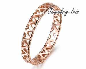 [ free shipping ]* cute .* simple 18K pink gold ring #R0450