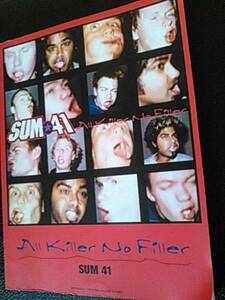 SUM41 「All Killer No Filler」 バンドスコア TAB譜付 サム41 絶版 中古