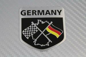 新品　　ワーゲン　VW　ドイツ旗　　３D　　エンブレム