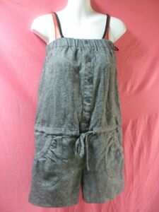 USED tube top pants ( shoulder cord none ) size M black series 