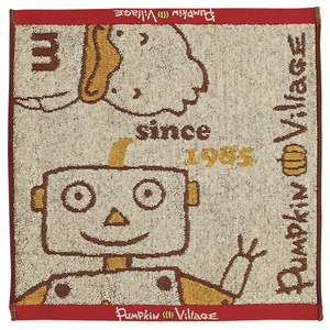 [ new goods ] pumpkin bireji/ hand towel ( Robot Duck )