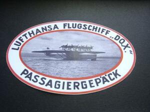 ルフトハンザ・ドイツ航空■Flugschiff■ステッカー（複製品）