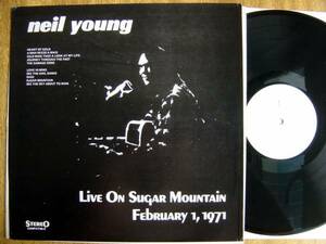 [LP]NEIL YOUNG/LIVE ON SUGAR MOUNTAIN('70 period made in Japan )