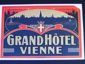 ▽▼10101▼▽＜LABEL＞ダルトン*オールドホテルラベルズ＠GRAND HOTEL＊VIENNE