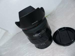 名玉ソニーαミノルタ24-85㎜F3.5-4.5マクロ 花型フード付美品