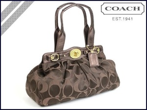 定価89,000円 COACH コーチ 本革 レザー ショルダーバッグ 新品 未使用 マカボニー 茶 モカ ブラウン 最終値下げ