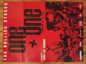ゴダール/ローリングストーンズ「ワンプラスワン」フランス版ポスター/ミックジャガー