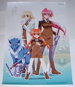  Magical Girl Lyrical Nanoha StrikerS vol.8 Vita Signum B2 poster 