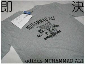 ★激レア USA超限定SAMPLE版 adidas製MUHAMMED ALI Tシャツ 灰★