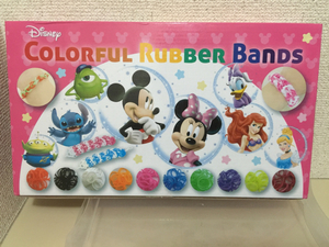 【即決・送料無料】 ディズニー COLORFUL RUBBER BAND 手作り雑貨　リストバンド