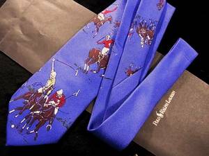 ALL prompt decision [ festival ]A936 new goods Ralph Lauren [ rare pattern / horse ] necktie 