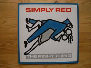 SIMPLY RED★シンプリー・レッド★THE RIGHT THING★12インチ盤