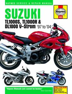  Suzuki TL1000S, TL1000R & DL1000 1997-2004 year English version maintenance manual 