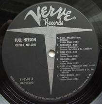 ◆ OLIVER NELSON / Full Nelson ◆ Verve V-8508 (MGM) ◆ V_画像3