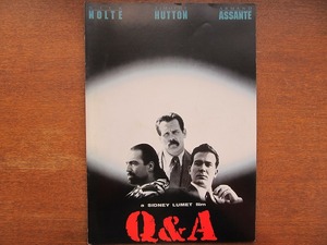 映画パンフ「Q&A」ニック・ノルティ ティモシー・ハットン