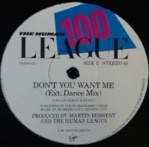 $ The Human League / Don't You Want Me (VS 466-12) 愛の残り火 (1981) Y10+ ビルボードHot100　3週連続1位の名曲。レコード盤。