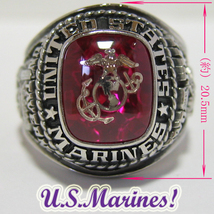 ★送込SALE★カレッジリング 1945 US.Marines海兵ミリタリ希美品_画像2