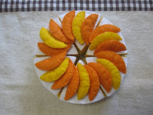 オレンジケーキ ハンドメイド フェルト ままごと