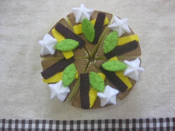 チーズケーキ ハンドメイド フェルト ままごと