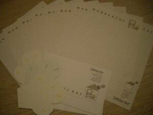  prompt decision * fancy miscellaneous goods! Showa Retro * cactus Boy letter set!..... person .!